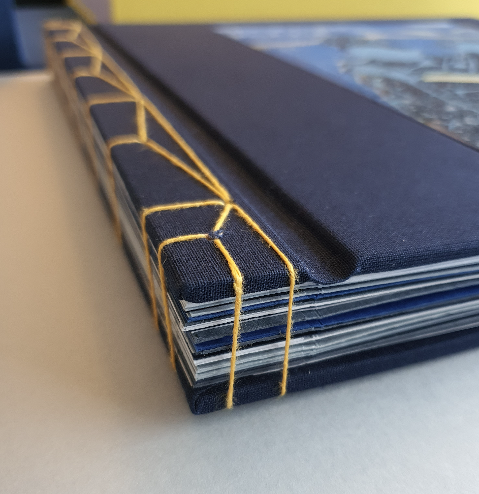 Met de hand gebonden boeken